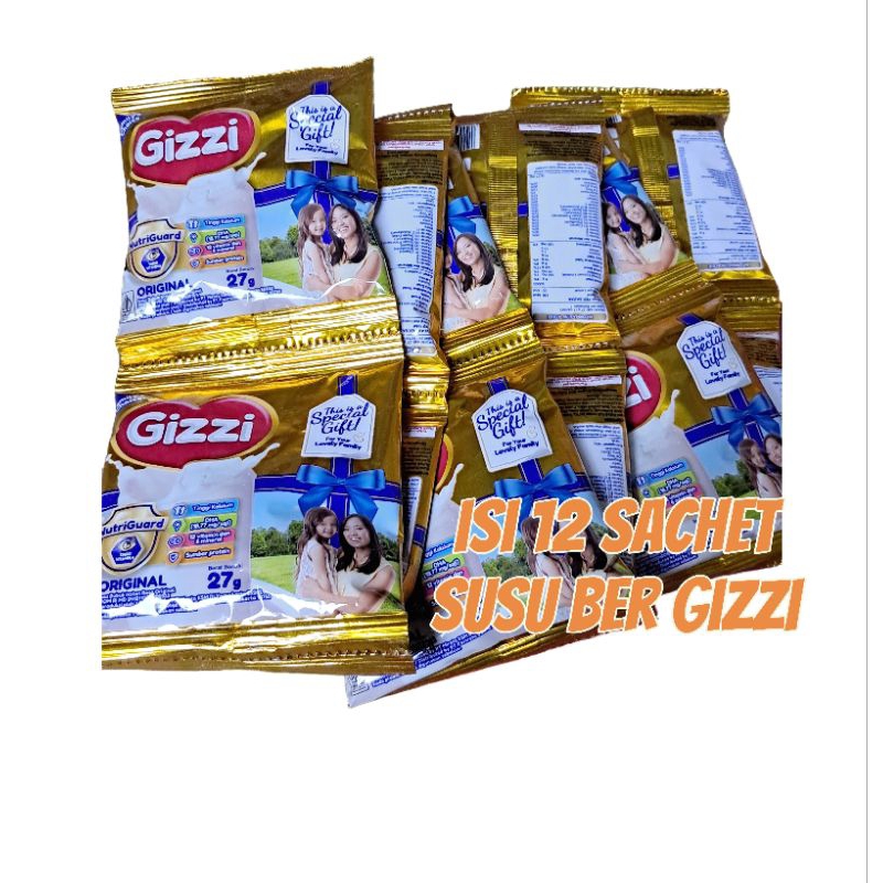 

Gizzi susu sachet 12pcs