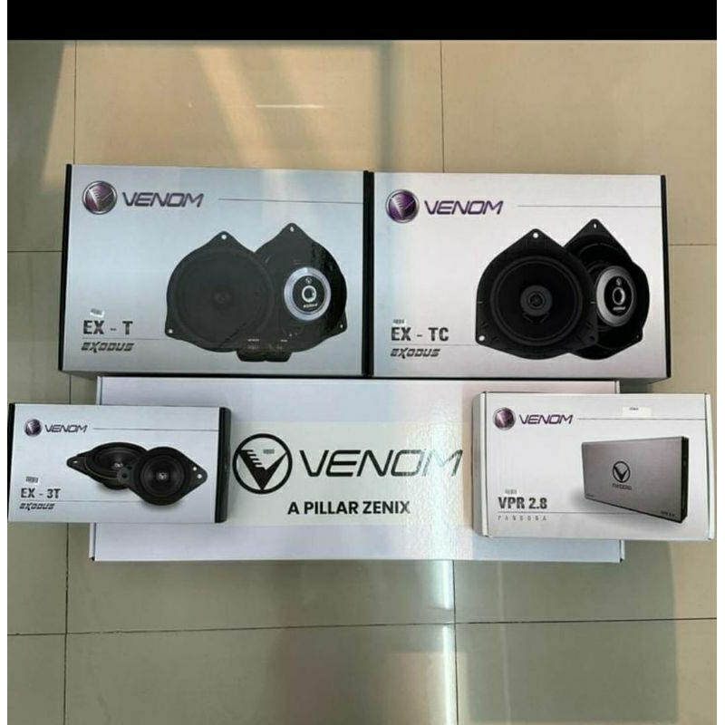Paket Audio Mobil Full Set SoundSystem VENOM PnP OEM Look INNOVA
ZENIX Speaker Split 2-Way + Speaker