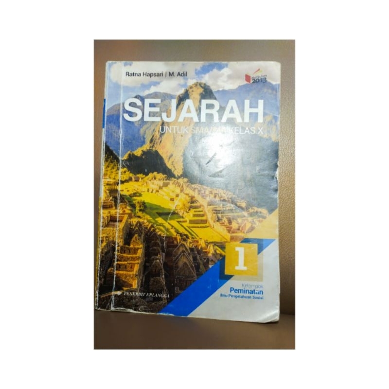 BUKU SEJARAH PEMINATAN ERLANGGA KELAS X/10 SMA