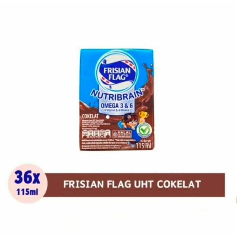 

Frisian Flag Nutribrain Cokelat 115ml 1 dus