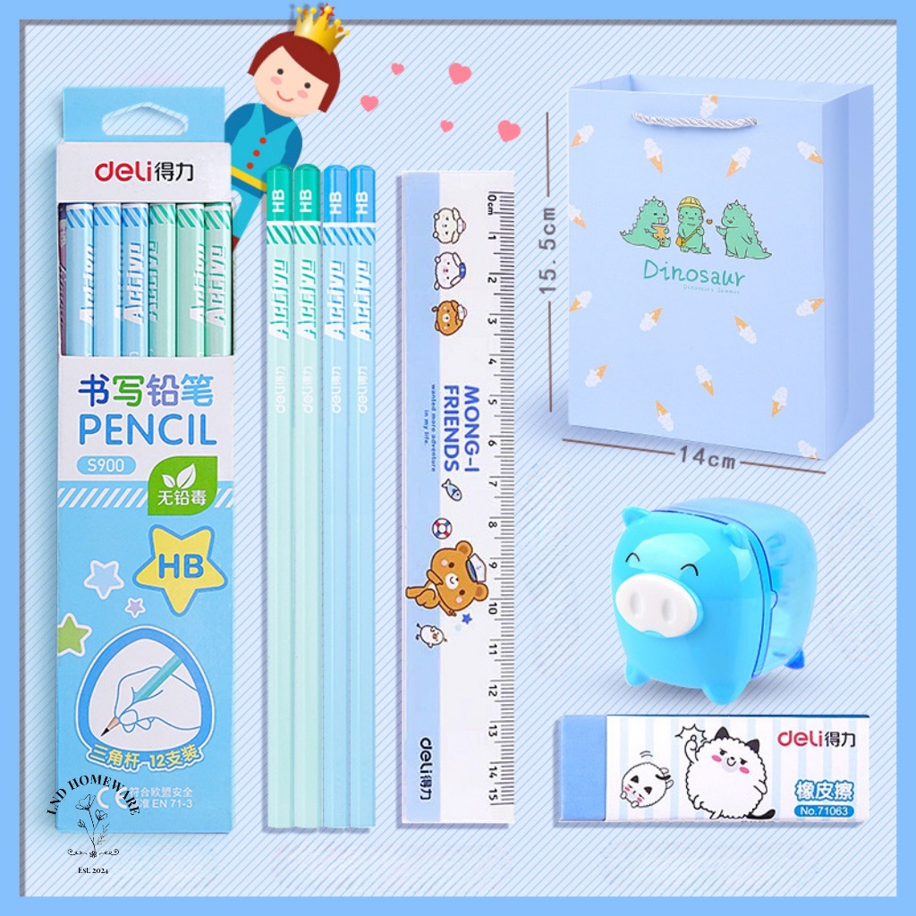 

Set Alat Tulis Sekolah Anak Murah | Stationery Set | Paket Alat Tulis Sekolah | Paket Pensil dan Penghapus Sekolah - LND HOMEWARE