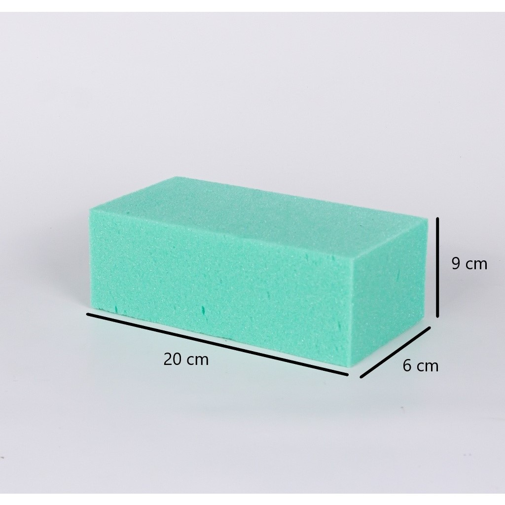 (1 dus isi 24 buah) Busa Bunga / Busa Kering / Floral Foam (GROSIR)