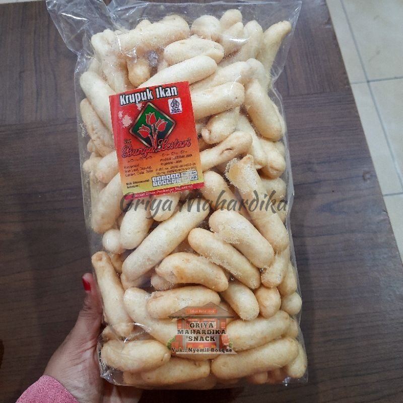 

Kerupuk Tenggiri 1 Pack Snack Kiloan