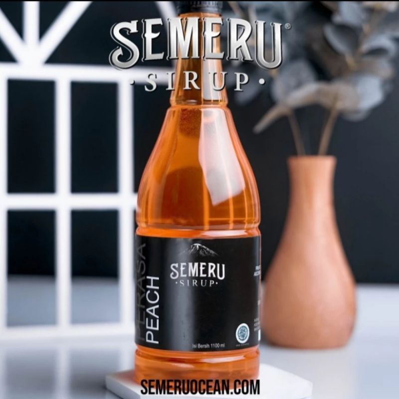 

Peach Syrup 1100ml - Sirup Semeru Rasa Peach