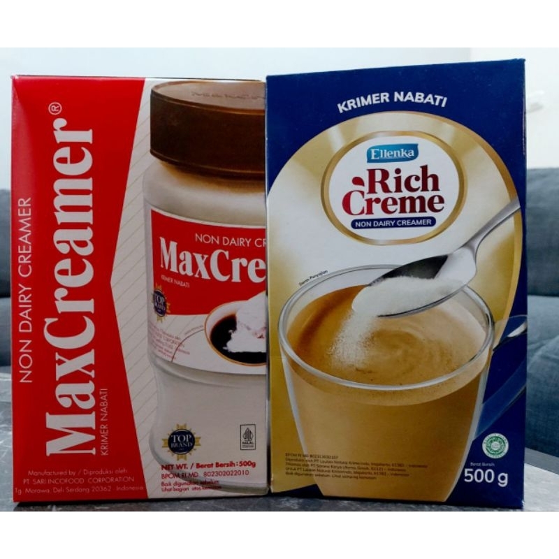 

Maxcreamer 500 gram | Creamer Krimer Nabati Bubuk 500 gram.