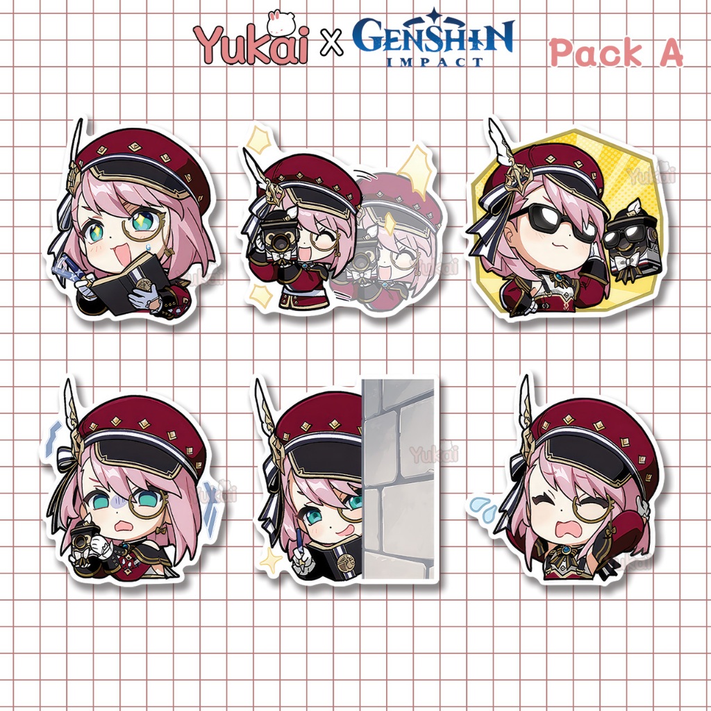 

Stiker Pack Charlotte Genshin Impact Premium, Sticker Anime Waterproof