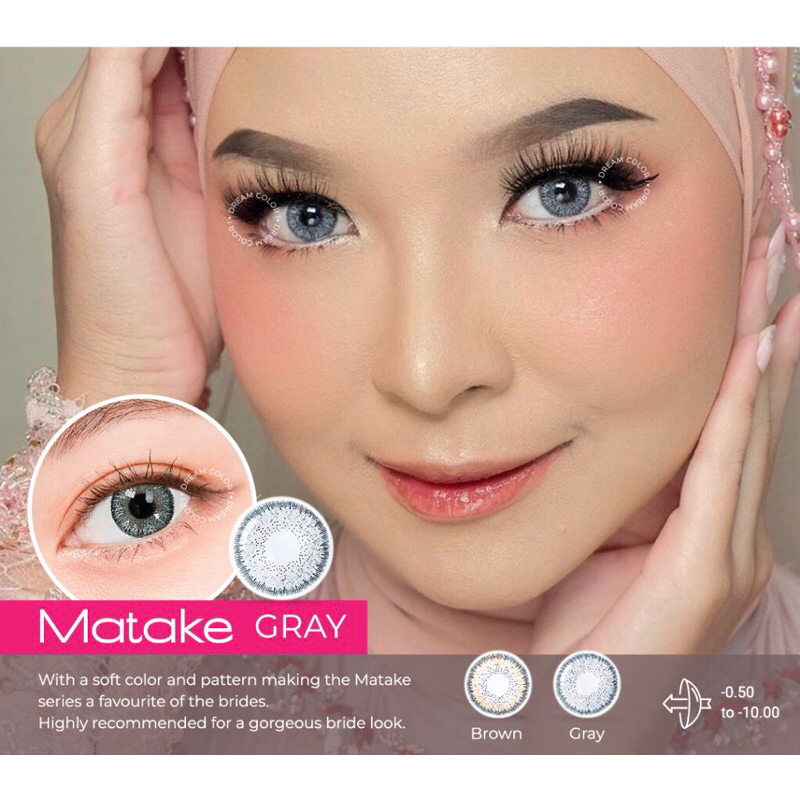 [✅ COD] SOFTLENS MATAKE by DREAMCOLOR 14.5 MM - Original Lensa Kontak Lensa Mata - Soflens Wedding S