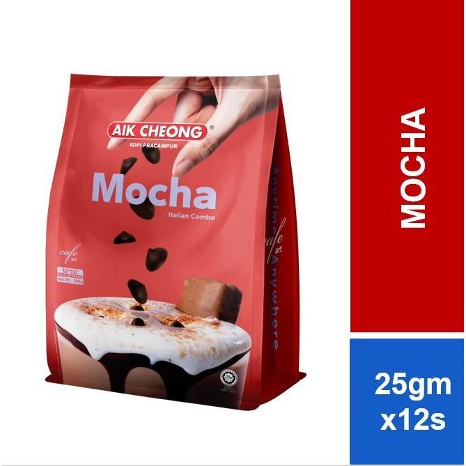 

Aik Cheong 3 In 1 Cafe Art Mocha Italian Combo 12 x 25 Gram