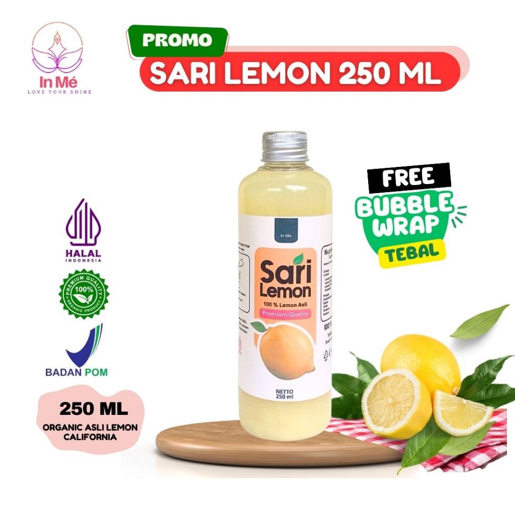 

INME SARI LEMON CALIFORNIA 500ML ASLI 100% | ORIGINAL UNTUK DIET ORGANIK | JUS NUTRIFARM