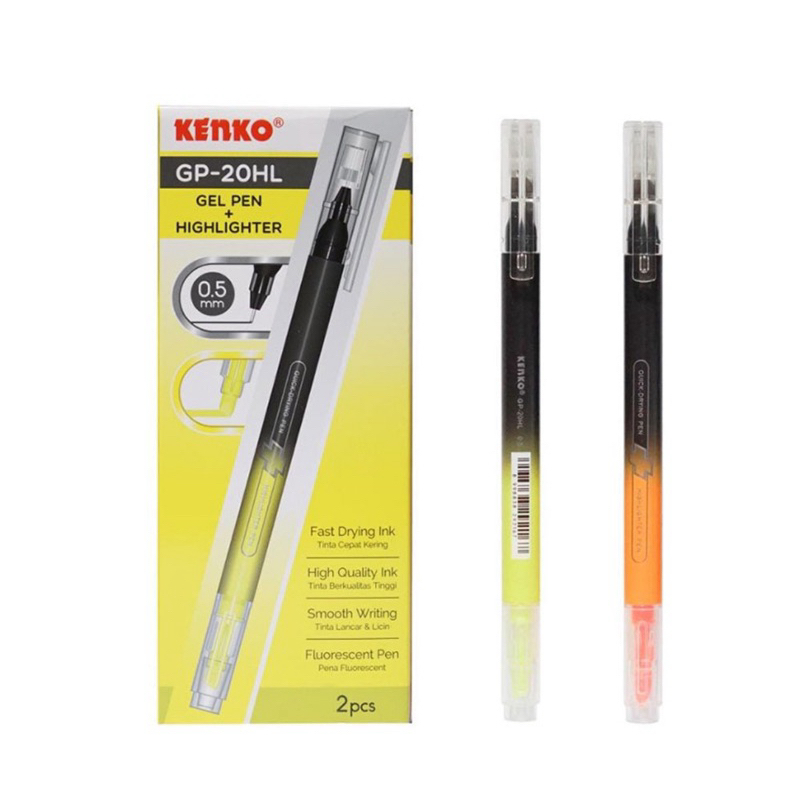 

kenko gel pen highliter isi 2 gp-20hi