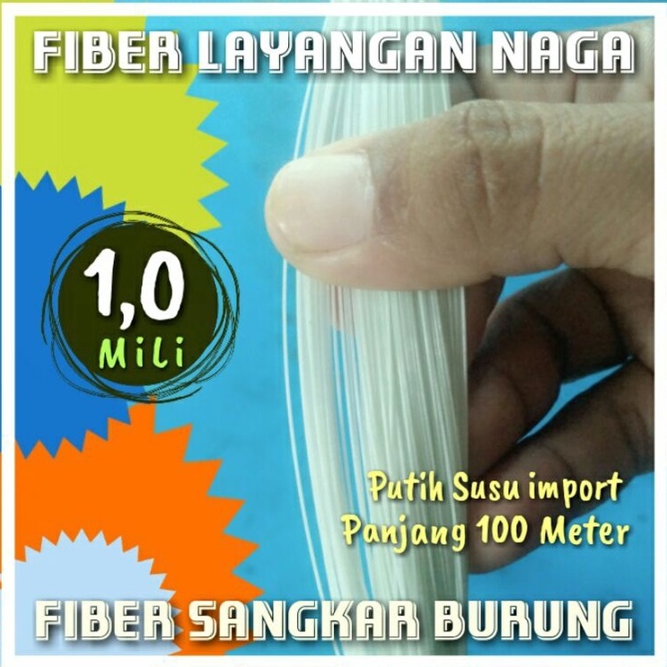 Grosir Meriah  FIBER LAYANGAN NAGA FIBER SANGKAR FIBER 1 MILI PUTIH SUSU BERKUALITAS