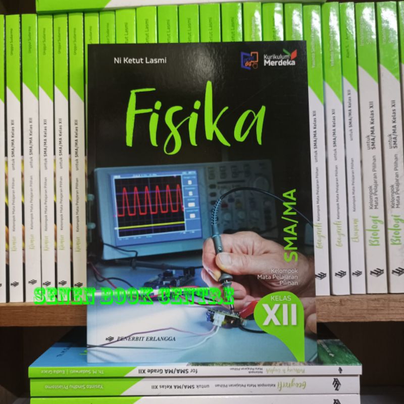 Buku Fisika Kelas 3/XII/12 SMA Erlangga Kurikulum Merdeka
