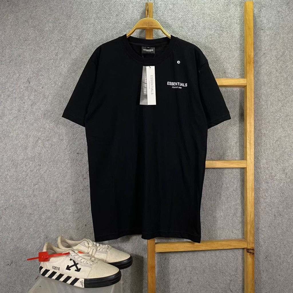 Kaos Fear Of God Essentials Lengan Pendek 24s Reflective Dan Non Reflective Premium Full Tag Dan Leb