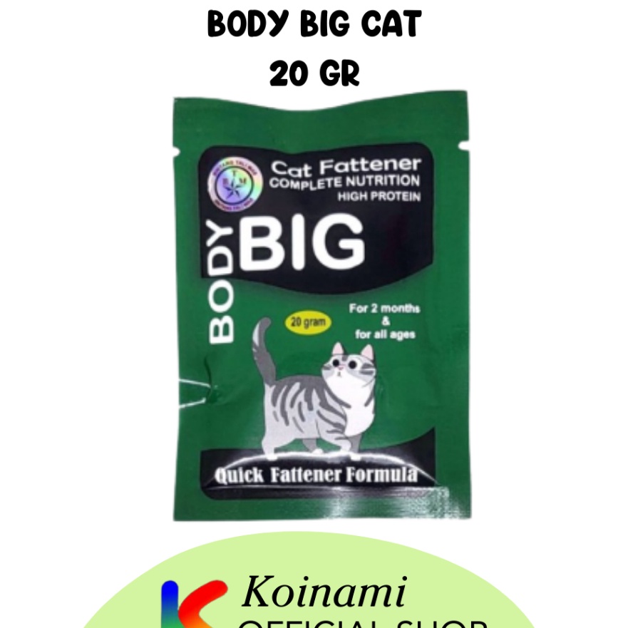 FG2 BODY BIG CAT 2gram  PENGGEMUK KUCING  VITAMIN BULU KUCING  CAT FATER POWDER  vitamin kucing  BIG
