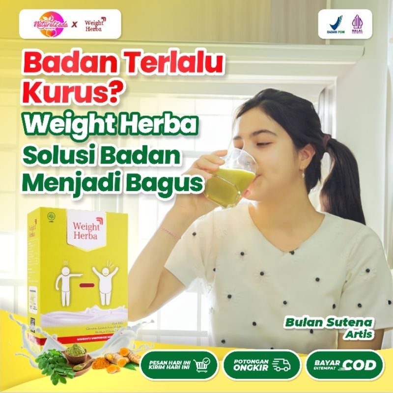 

(PROMO) Susu WEIGHT HERBA Penggemuk Badan Penambah Nafsu Makan Original Susu Kambing Etawa