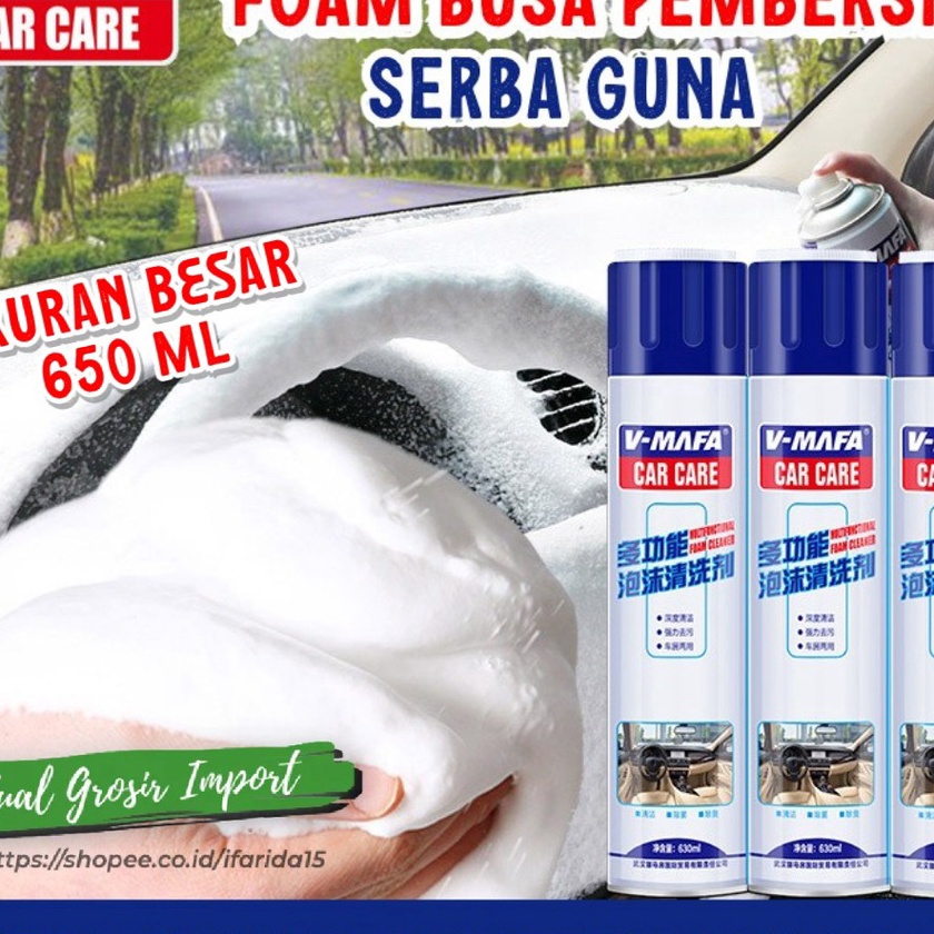 Unggul All Clear Interior Mobil Foam Pembersih Serbaguna