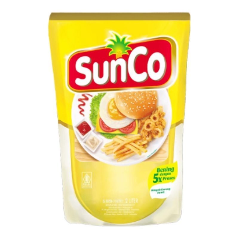 

Minyak Goreng Sunco Kemasan 2 Liter Pouch