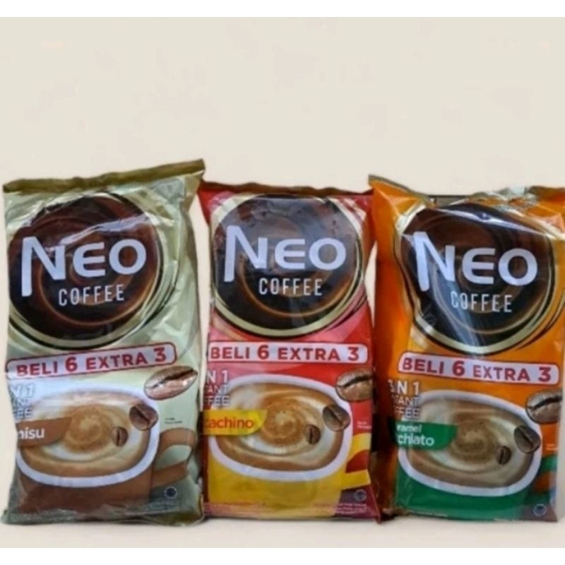 

Kopi Neo 20gr 1 Pack Isi 9 Saset