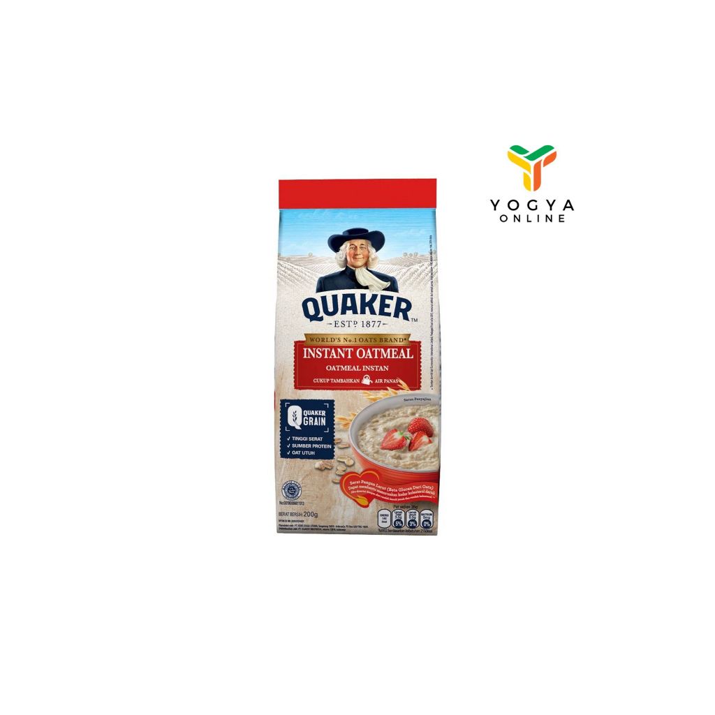 

Quaker Instant 200 Gram Menu Sarapan