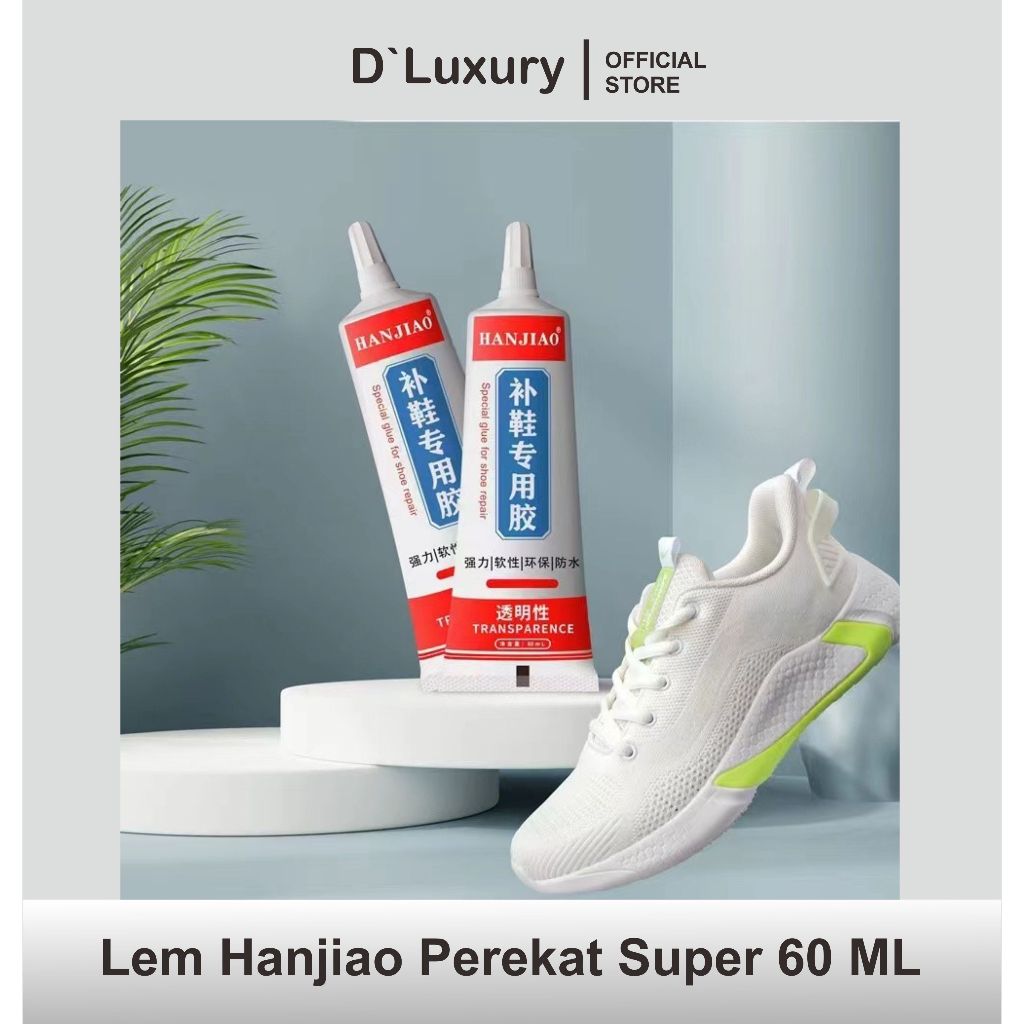 

Lem hanjiao Super Perekat Sepatu Sandal Tas - Kuat & Tahan Air 60ML