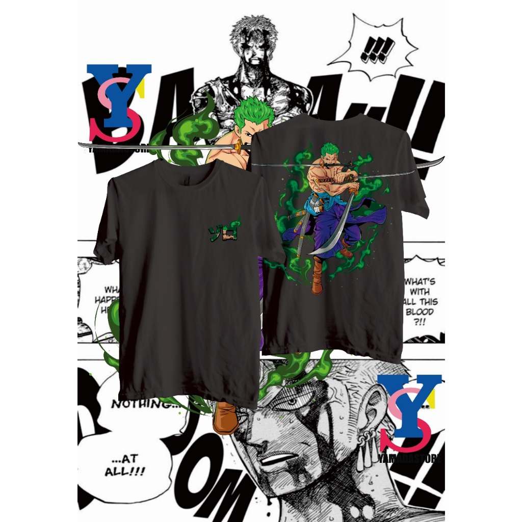 KAOS ANIME ZORO / KAOS ANIME / KAOS ZORO / KAOS ONE PIECE / ONE PIECE