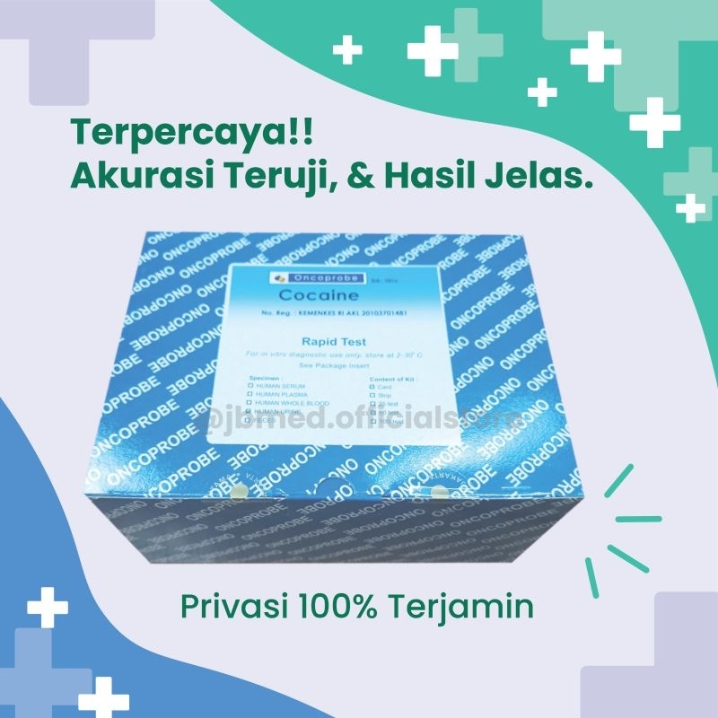 Alat Tes Narkoba Rapid Cocaine Test Strip Oncoprobe - Praktis dan Akurat