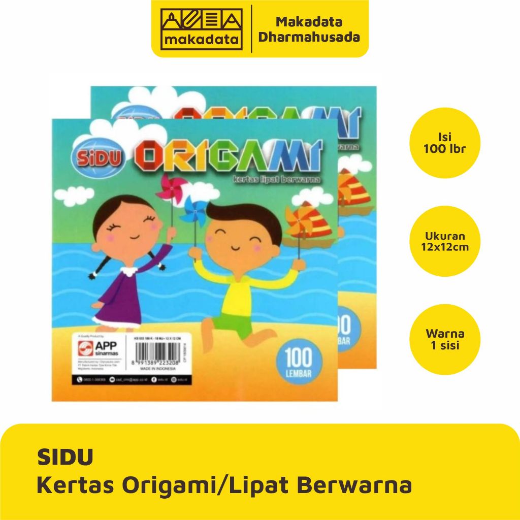 

KERTAS LIPAT | ORIGAMI SIDU UKURAN 12X12CM ISI 100 LEMBAR