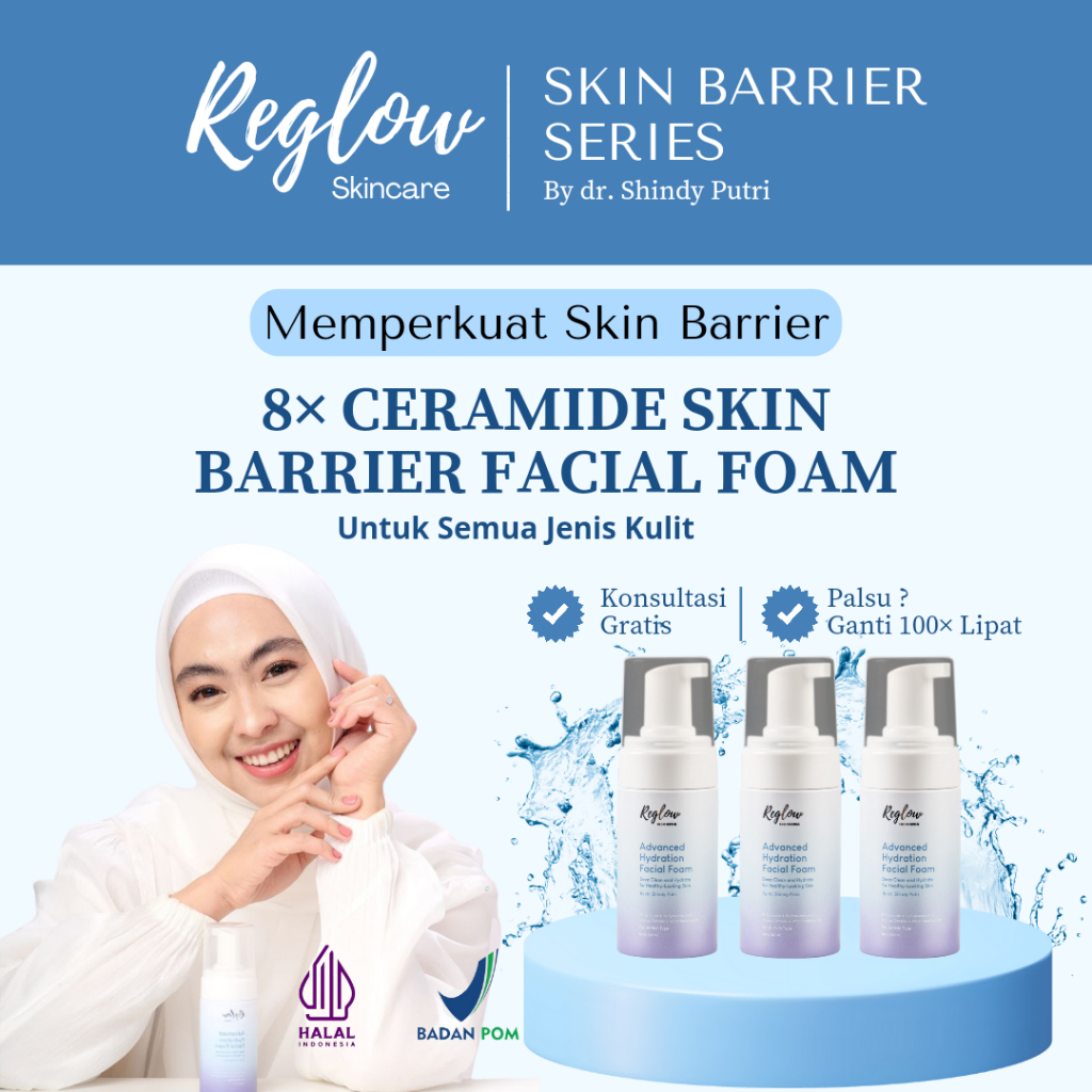 COD BISA- SBS1 Paket Skinbarrier series facial foam facemist moist untuk melembapkan wajah dan membu