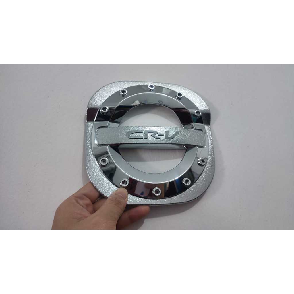 tank cover/tutup tangki bensin all new crv 2007-2011 hitam/chrome
