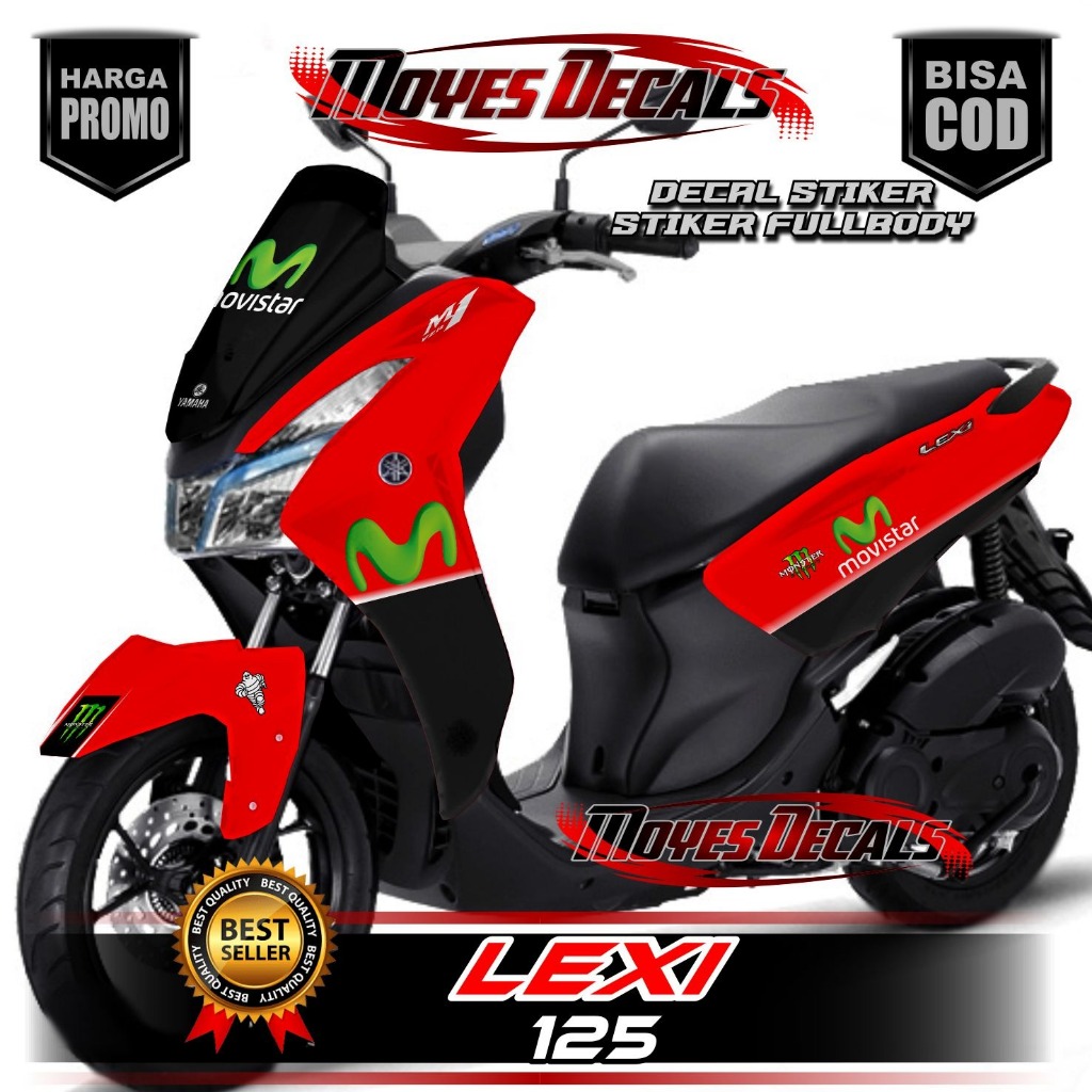 Decal Motor Lexi 125 - Stiker Motor Lexi 125 Fullbody Premium - Variasi Motor Lexi 125 KEREN
