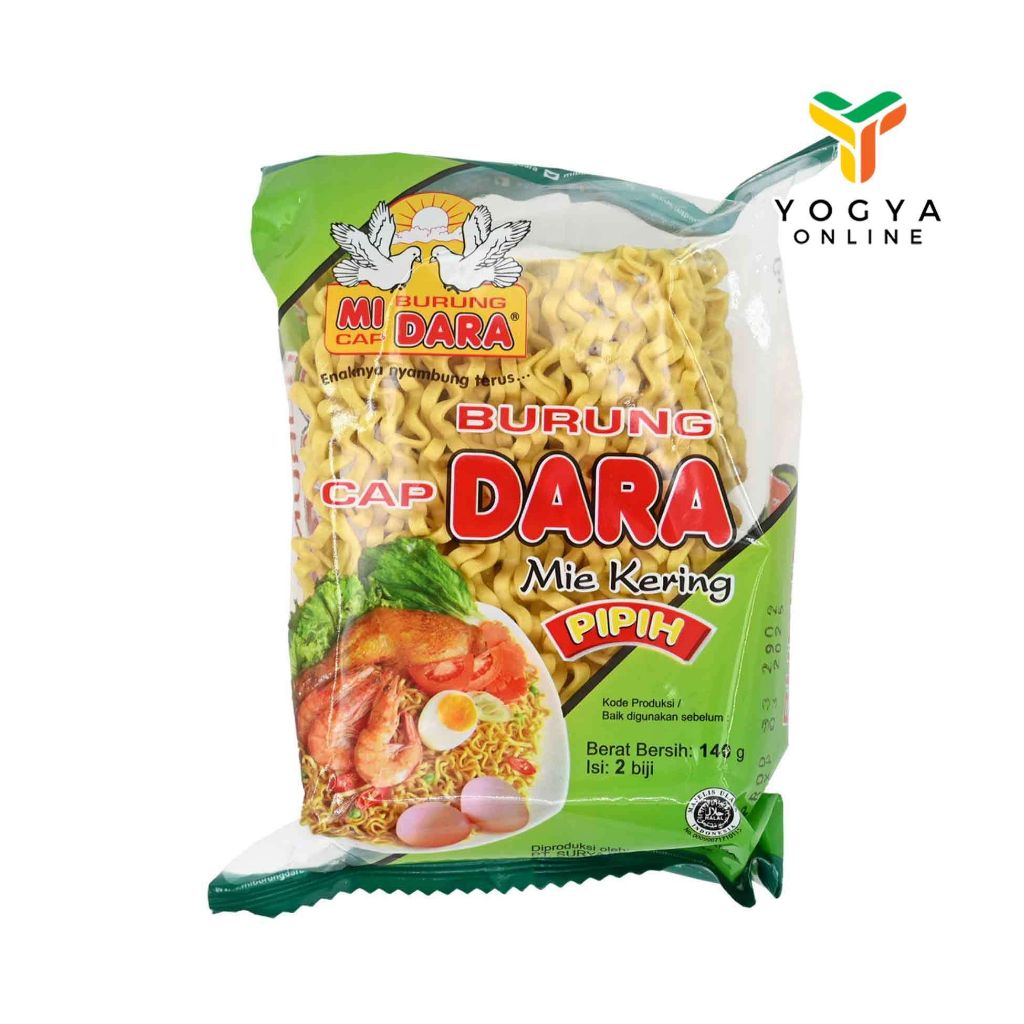 

Burung Dara Mie Kering Pipih 140 Gr