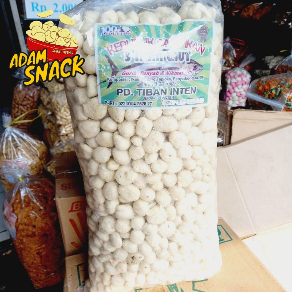 

KERUPUK BAKSO IKAN BAL ISI 2 KG RENYAH COD DAN SAMEDAY