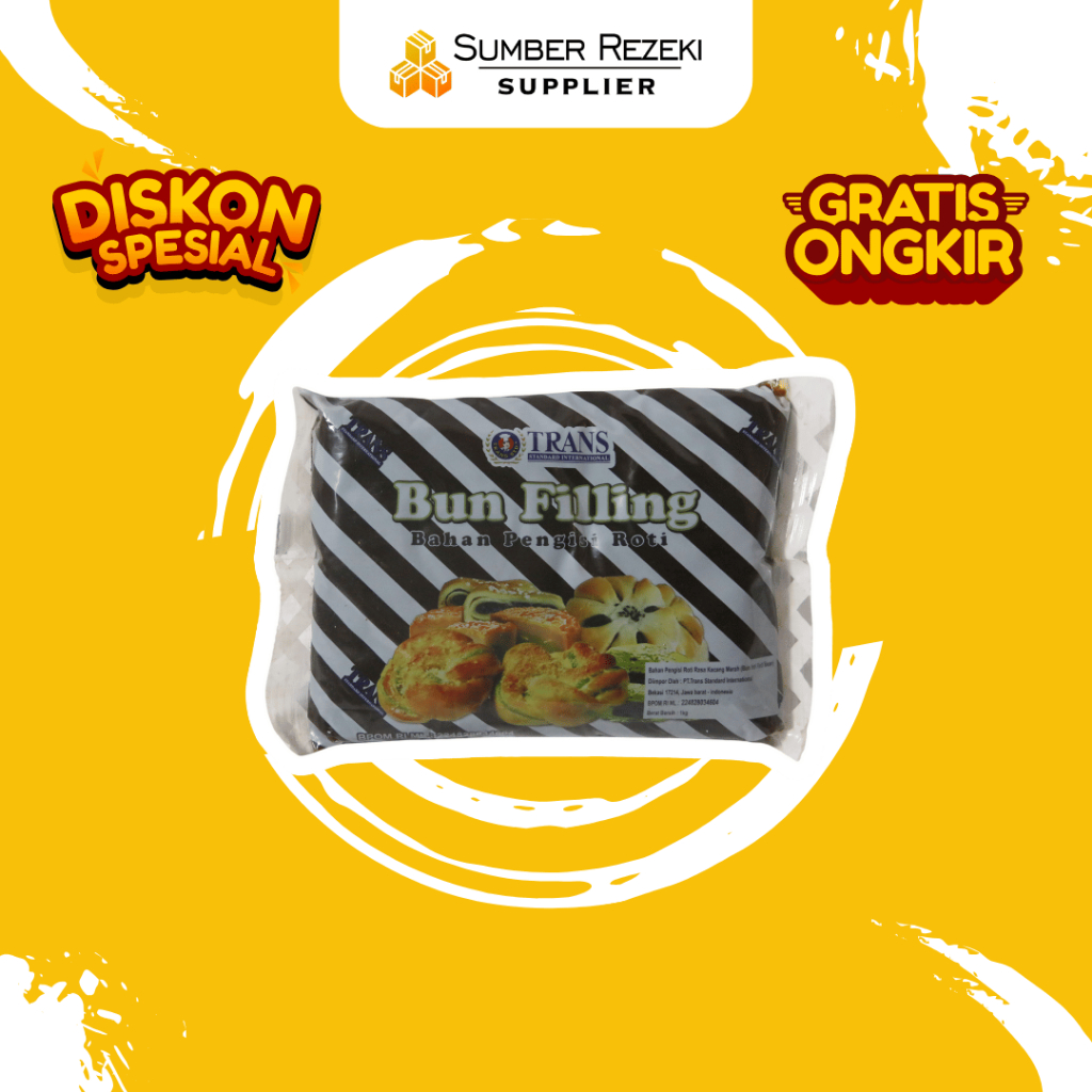 

Bun Filling Trans Rasa Red Bean 1kg/500gr/250gr