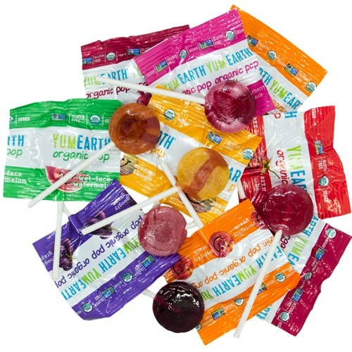 

ECER 1 Pops Yumearth Organics Pop Yum Earth Lollipops - Permen Buah Organik / Kids Candy Fruit Organic