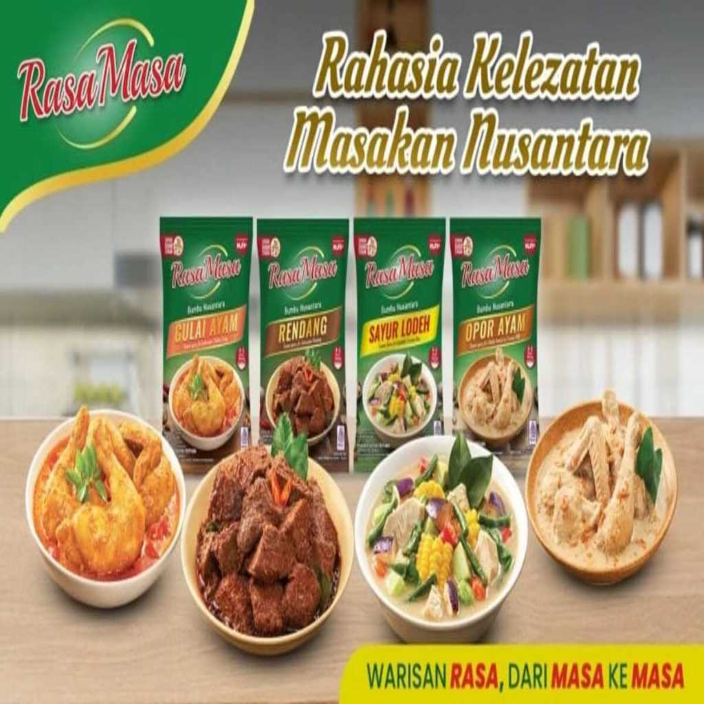 

(sachet) RASA MASA GULAI Kara Rasa Massa Bumbu Nusantara/Bumbu Gulai Ayam