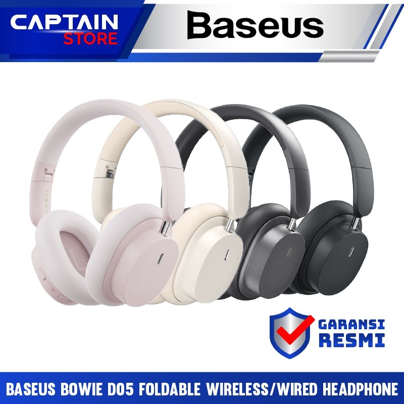 BASEUS BOWIE D05 FOLDABLE WIRELESS/WIRED HEADPHONE - BASEUS D05