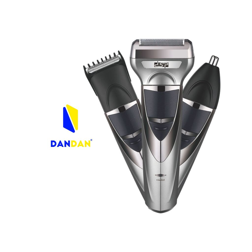 Nikai 6823 Alat Cukur Kumis Jenggot Multifungsi Trimmer Pencukur Bulu Hidung Elektrik isi Ulang