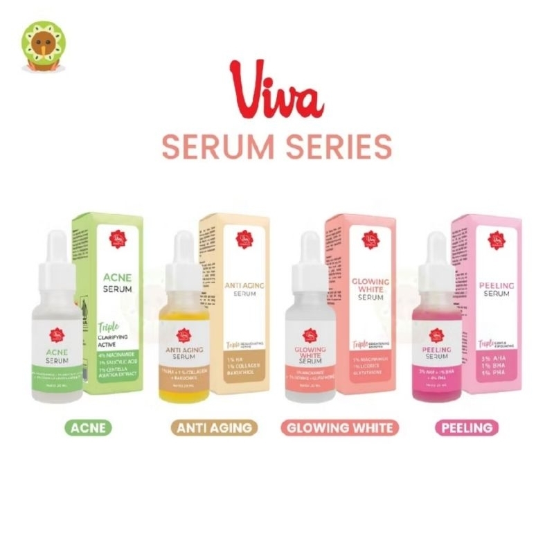 VIVA COSMETICS TRIPLE SERUM SERIES - FACE SERUM - VIVA SERUM WAJAH