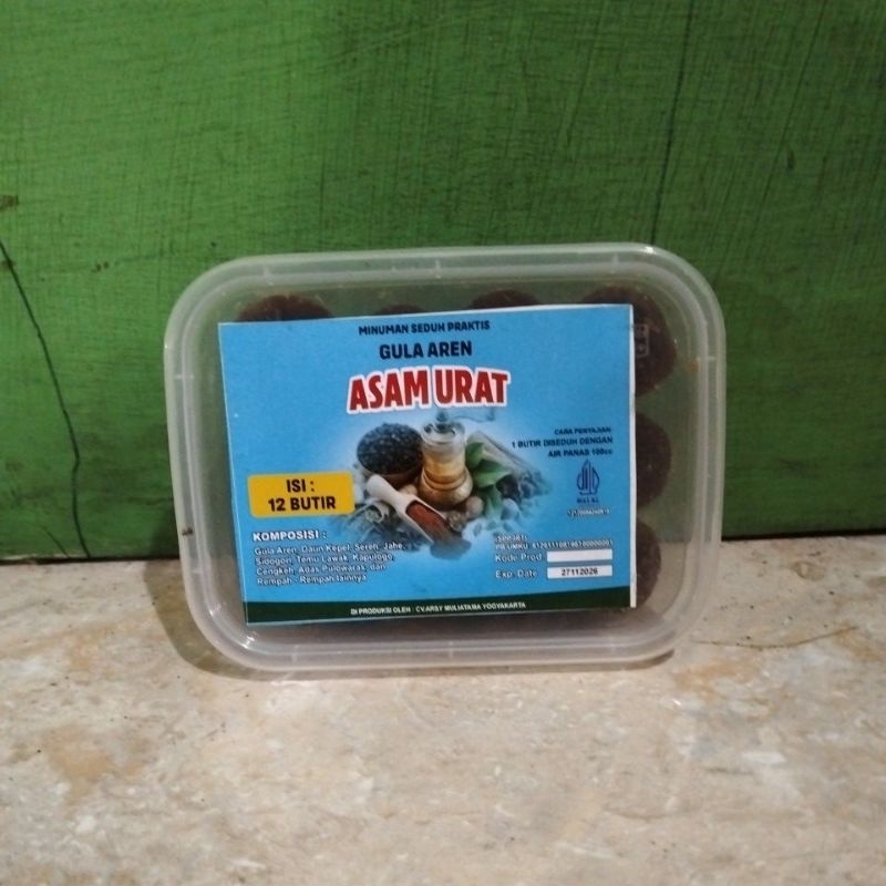 

minuman gula aren untuk asam urat / minuman seduh praktis