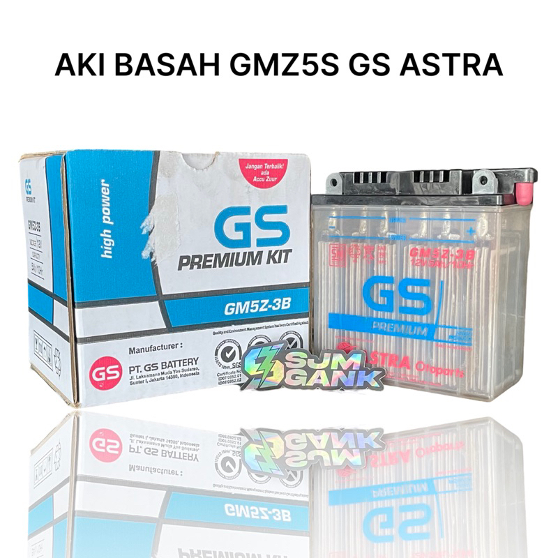 AKI BASAH GM5Z 12V ORIGINAL GS ASTRA GRAND MIO SPORTY DLL MURAH