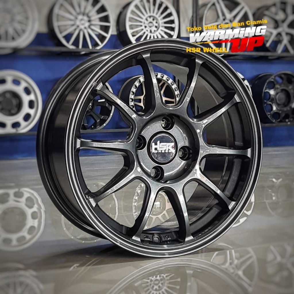 Rims Mobil Agya, Brio, Calya HSR ZERO RING 15 LEBAR 6,5 PCD 4X100 DGM