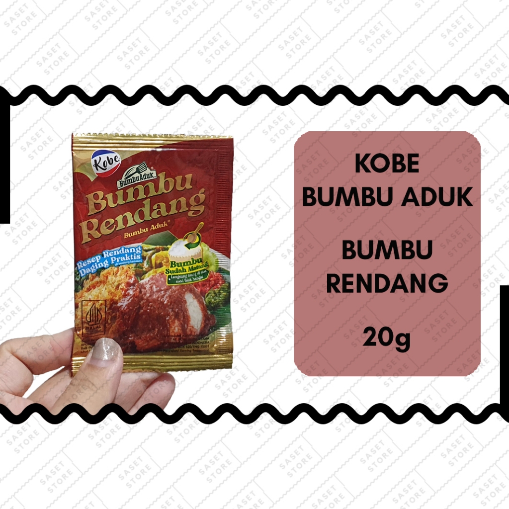 

Kobe Bumbu Rendang Bumbu Aduk 20g Sachet Bumbu Dapur Masak Madura