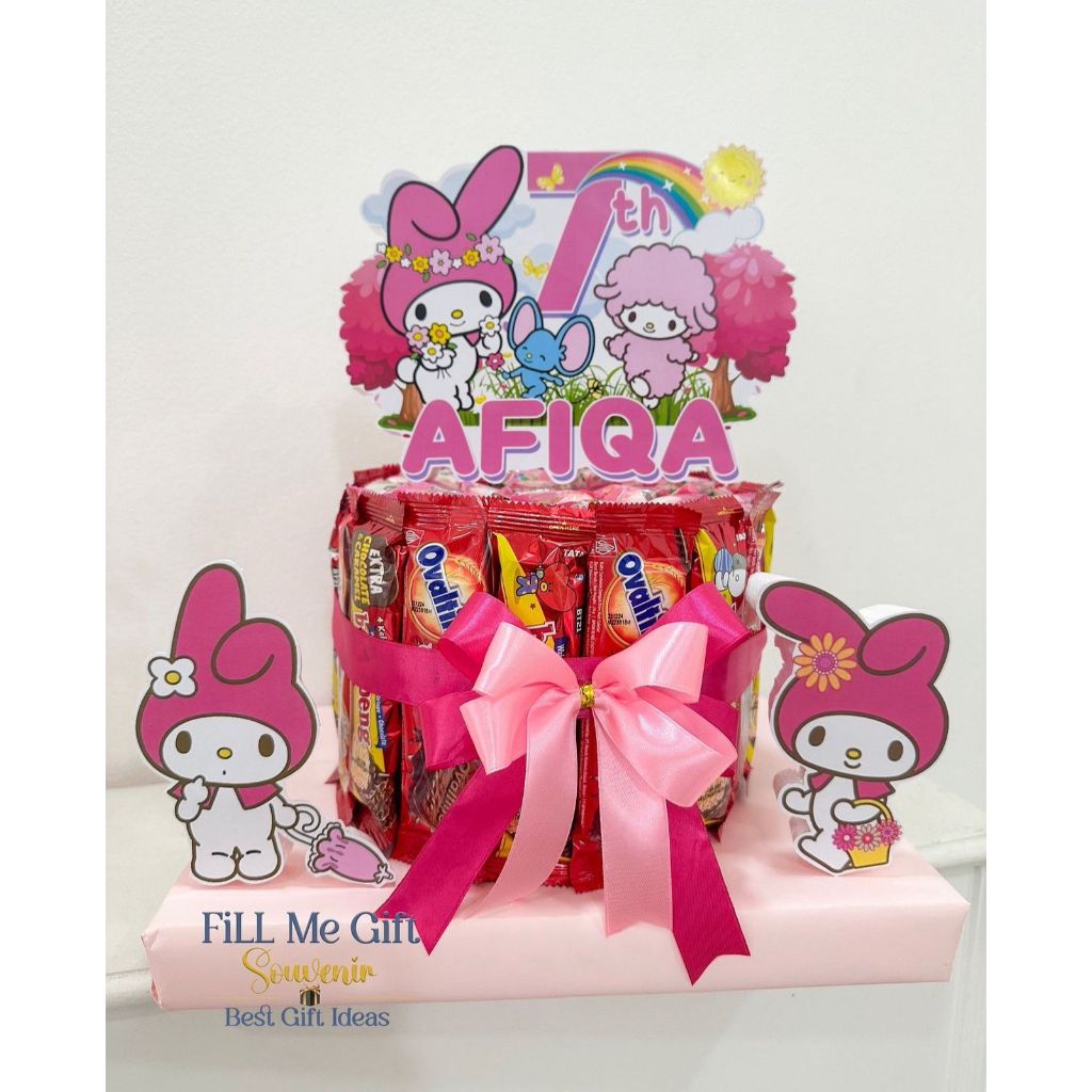 JT - Snack Tart Ulang Tahun / Birthday Gift Snack Tower My Melody 1 Layer
