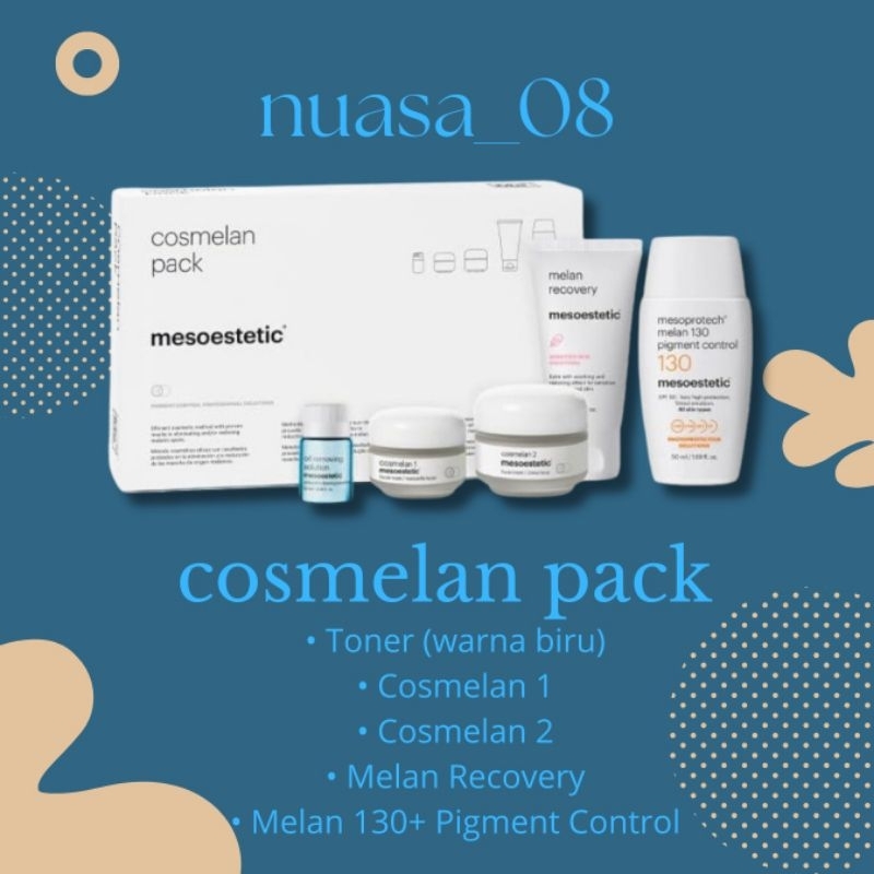 New Cosmelan Pack Mesoestetic