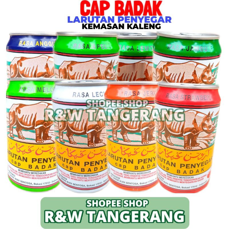 

Larutan Penyegar Cap Badak Kaleng Buah 320GR