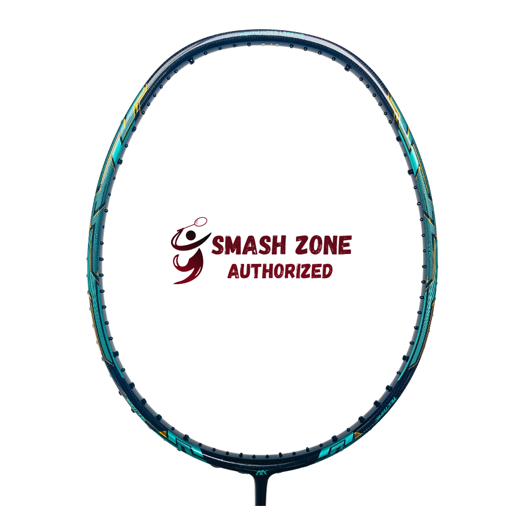 Raket Badminton Power Max Tectonic 10 Original 33 LBS 4U Ultra High Modulus Graphite Raket Bulu