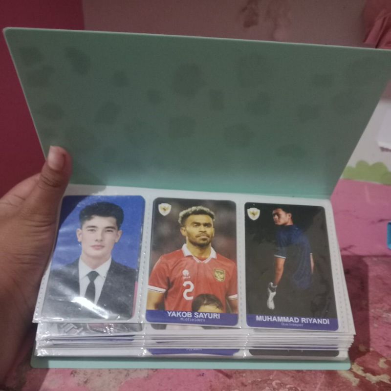 photocard timnas satu sisi satuan