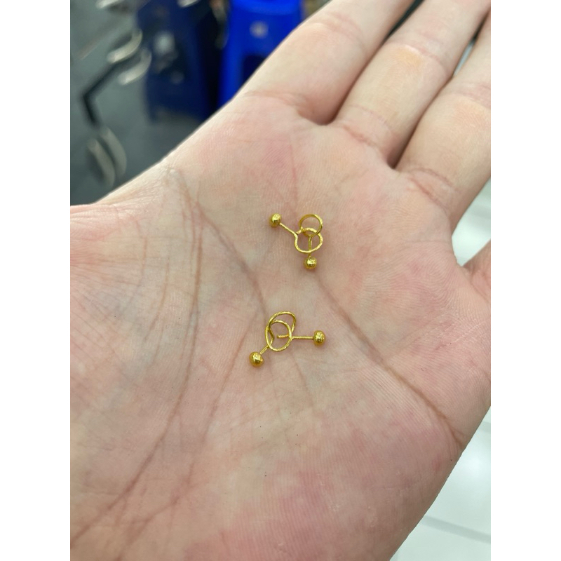 Anting toge anak Emas Asli 8K