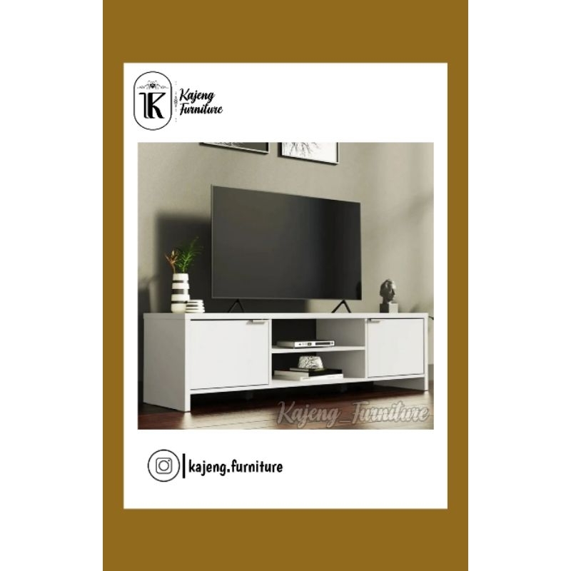 Stand TV Multiplex, stand TV minimalis, stand TV kontemporer, stand TV scandinavian, meja stand TV m