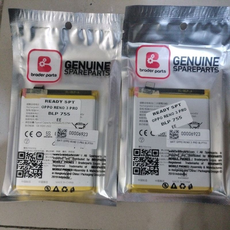 BATTERY BATRE BATREAI RENO3PRO/RENO 3 PRO/RENO 3PRO/BLP755